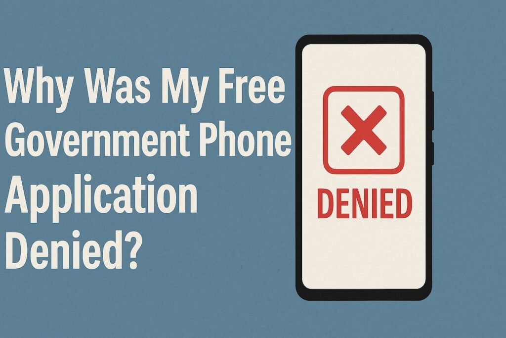 Why Was My Free Government Phone Application Denied