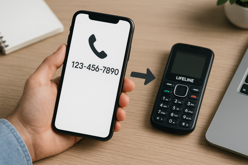How to Transfer Your Existing Number to a Lifeline Phone