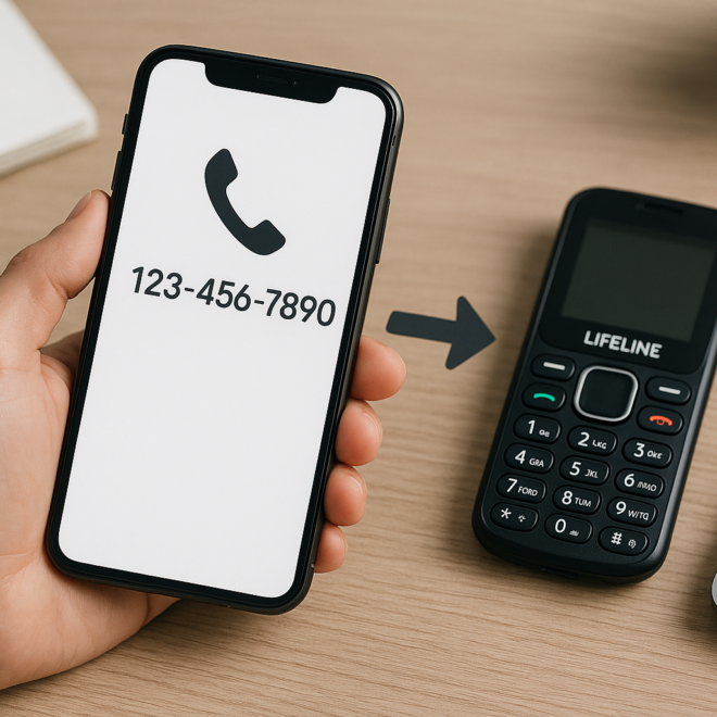 How to Transfer Your Existing Number to a Lifeline Phone