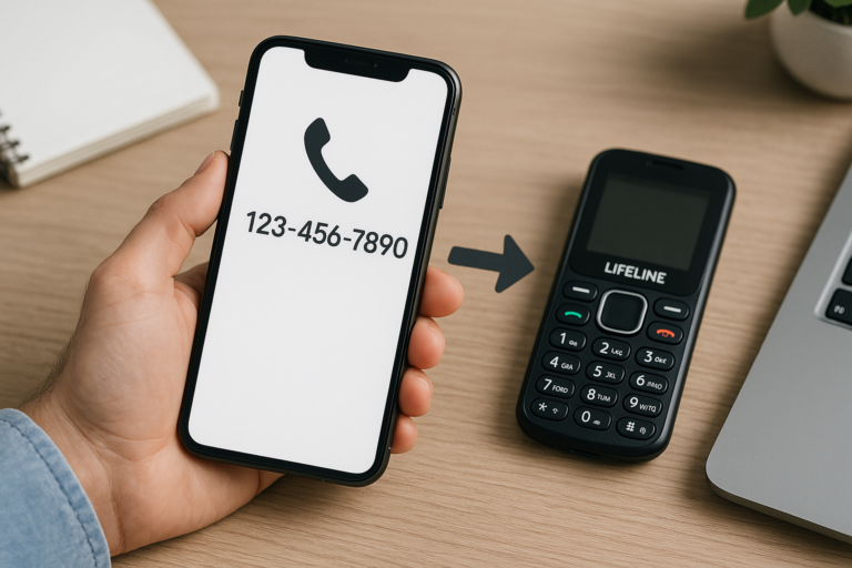 How to Transfer Your Existing Number to a Lifeline Phone
